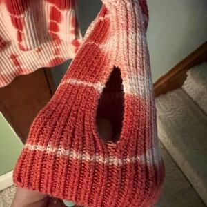 Time and Tru tie dye sweater with thumb holes